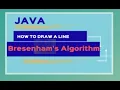 Draw a Line using Bresenham s Algorithm in JAVA Java Animation Tutorial