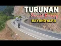 Turunan Bukit Binuang jalan Bayang tembus Alahan Panjang. 