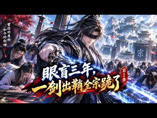 眼盲三年，一剑出鞘全宗跪了
