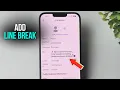 How to Add Bio with Line Breaks in Instagram