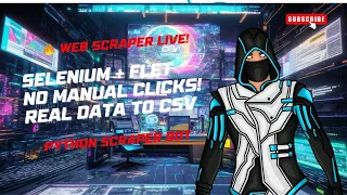 Python GUI Scraper Using Selenium Flet Real-Time Company Data Scraper