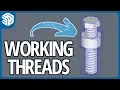 Modeling 3D Printable Threads for Nuts Bolts