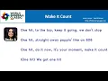 WBC - Make It Count, easy Korean Lyrics