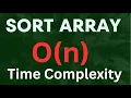 Sort an Array in O n Counting Sort in java LeetCode 912 Fastest Sorting Must do DSA MAANG