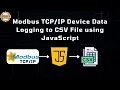 OLD Modbus Device Data Logging to CSV File using JavaScript IoT IIoT Data Logger