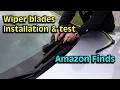 Wenyant All Weather Wiper Blades J-Hook on Amazon Easy Installation Test