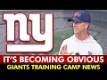 Something Is Becoming ABUNDANTLY CLEAR At Giants Training Camp