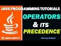 Operators in Java Operator Precedence with Program Example Java Tutorials for Beginners