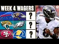 NFL Week 4 BEST WAGERS Expert Picks Odds Predictions for TOP games CBS Sports
