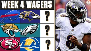 NFL Week 4 BEST WAGERS Expert Picks Odds Predictions for TOP games CBS Sports
