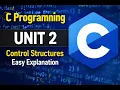 C Programming Unit 2 Explained Precedence Type Conversion if-else switch Loops Full Tutorial