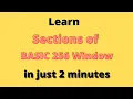 what is BASIC 256 programming language Sections of BASIC 256 window simanstudies