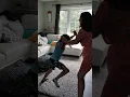 Push pull game to increase proprioception in rambunctious kids