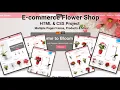 Building a Flower Shop Website HTML CSS Tutorial Step-by-Step Guide
