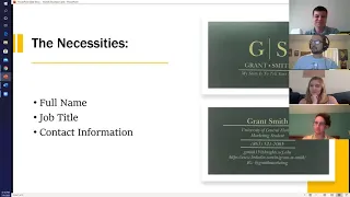 Business Card Workshop Guide with AMA UCF