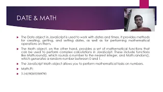 Web technology and it s Applications Objects in Java script