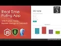 Node js Pusher Real Time Polling App 3 - MongoDB Mongoose