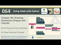 Math with Python 064 - 06-03 2 draw sierpinski triangle