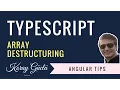 TypeScript Array Destructuring Assignment