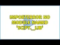 ImportError No module named scipy - lib