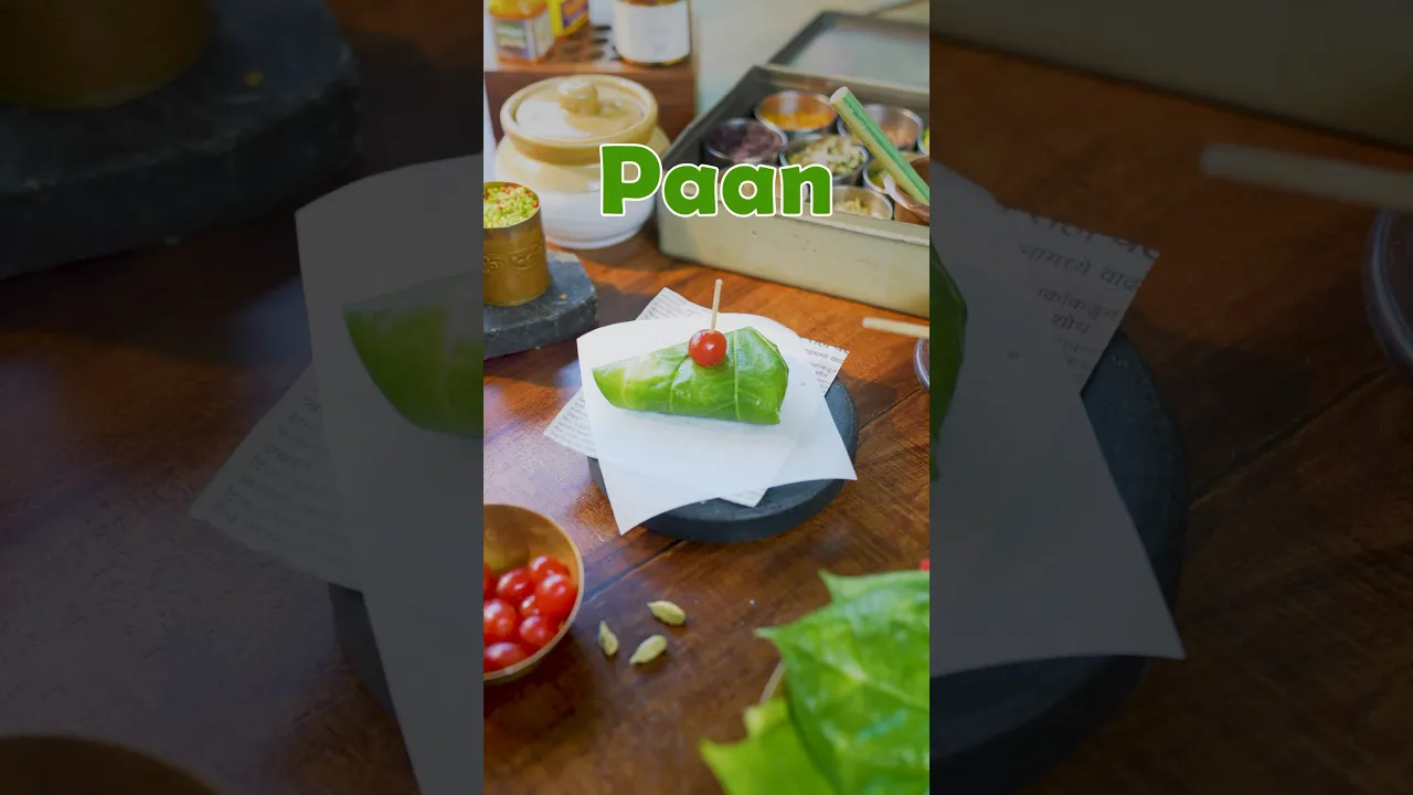 Refreshing way to finish your meal ! #paan #banarasipaan #shorts #youtubeshorts