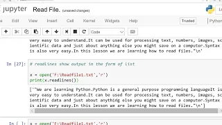 Python Read File Read lines Close Open etc Functions English