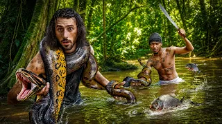 Je survis 3 jours en Amazonie pour trouver l'Anaconda ! (Catch and cook)