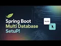 Spring Boot Mastering Multiple Database Configurations