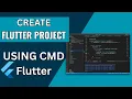 How to Create a Flutter App Using CMD or Terminal Step-by-Step