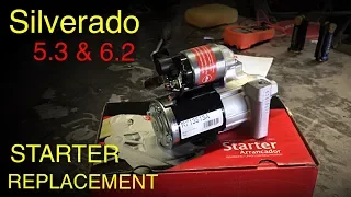 Silverado Sierra 5 3 6 2 Starter Replacement 2014-2019