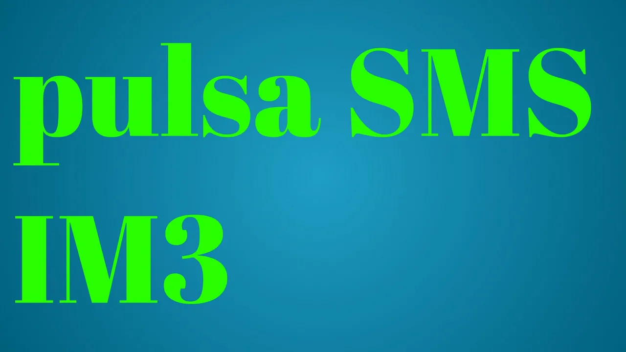 Cek Pulsa Sms Indosat