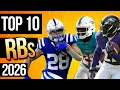 Top 10 Running Backs for 2026 Fantasy Football
