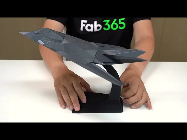 F-117 Night hawk - Foldable design video thumbnail