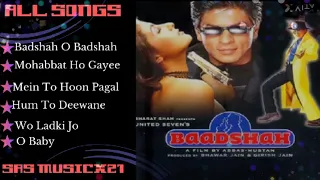 Baadshah Movie All Songs Shah Rukh Khan Twinkle Khanna 