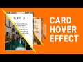 Card hover effect with css Make awesome card hovering effect with pure css Techy programmers