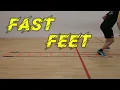 Squash | 4 SIMPLE Drills to Develop FAST FEET