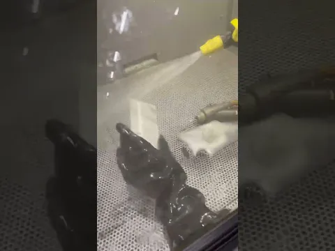 Мойка алюминия в Аквабласте после TIG сварки