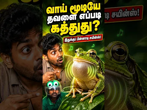 தவளை வாயை மூடினாலும் சத்தம் வரும்! 🐸 | Science Facts🤯