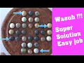 Solve the game of Peg Solitaire Explanations French visual method