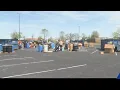 Residents dispose of household hazardous wastes