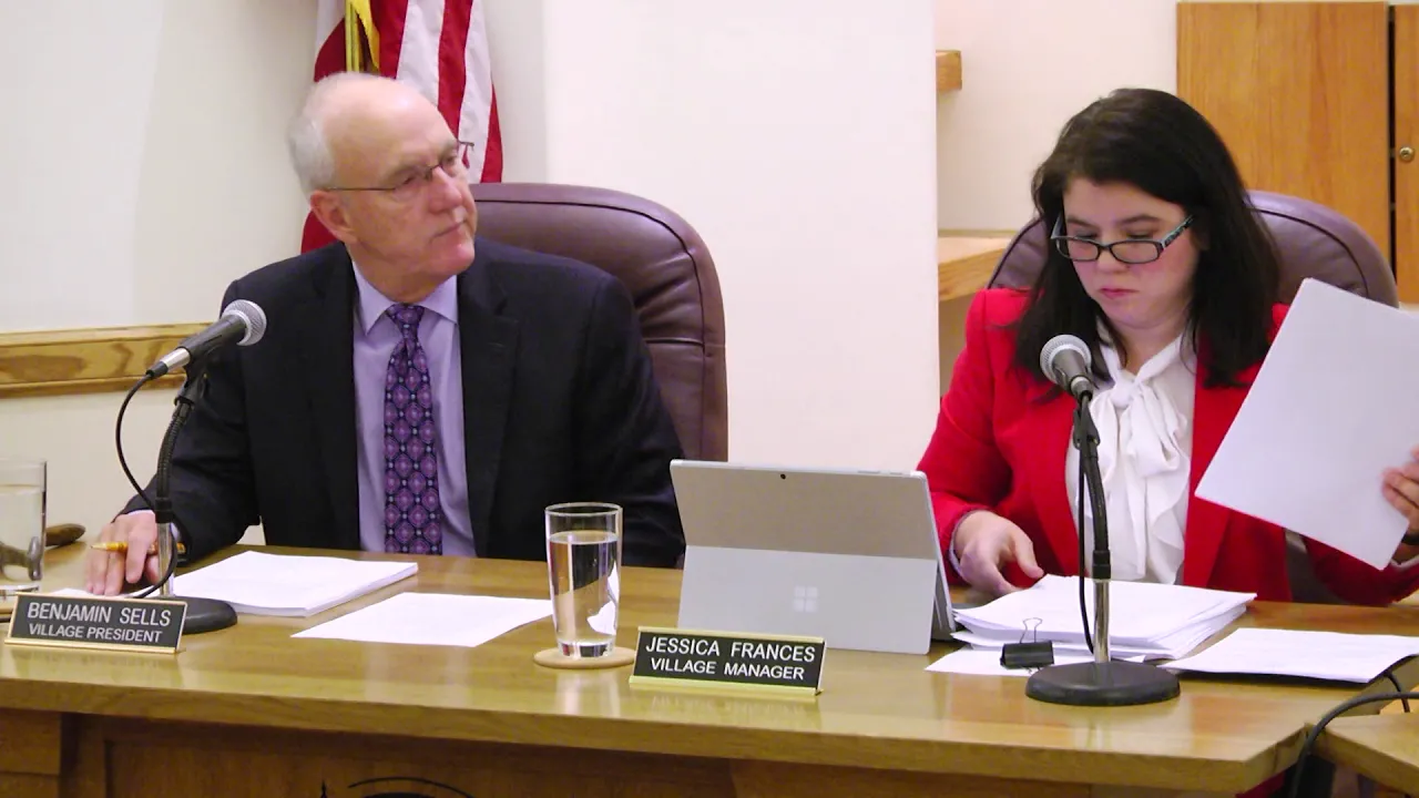 Village of Riverside Board of Trustees Meeting 12-06-18