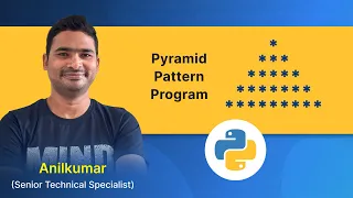 Python Class-29 Pyramid Pattern Program in Telugu