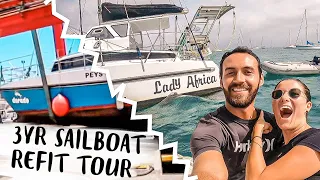 ABANDONED SAILBOAT TRANSFORMATION | 3 Year Project Boat Refit