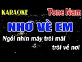 Download Lagu Nhớ Về Em Karaoke Tone Nam Karaoke Đăng Khôi - Beat Mới