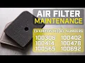 Air Filter Maintenance Clamshell Inverters