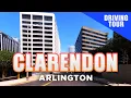 A Drive Through Clarendon in Arlington Virginia the most WALKABLE place in VIRGINIA