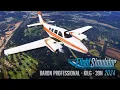 Lagu Black Square Baron B58 Professional | KILG - 39N | Microsoft Flight Simulator 2024 Ultra Settings