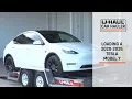 Loading a 2020-2026 Tesla MODEL Y Onto a U-Haul Car Hauler