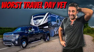RV DAMAGE – Our worst travel day yet – ✨RV LIVING EP168