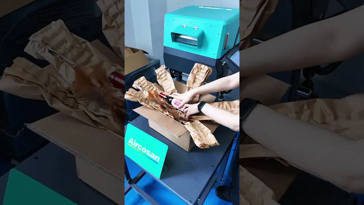 مستلزمات تغليف الاقتصاد الدائري. وسادات ورق كرافت مقاومة للخدش تناسب شحنات منتجات التجميل. تصميم التوصيل والاستخدام يقصر وقت التشغيل.